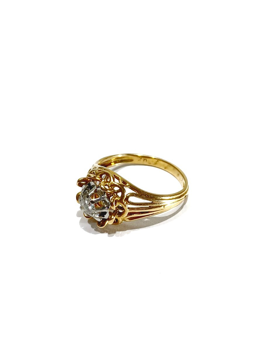 Rose Gold And Diamond Ring-photo-6