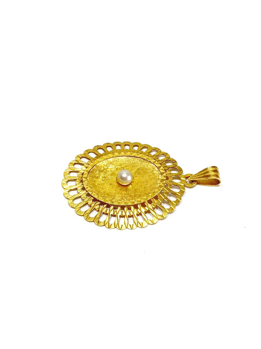 Gold And Pearl Pendant-photo-2