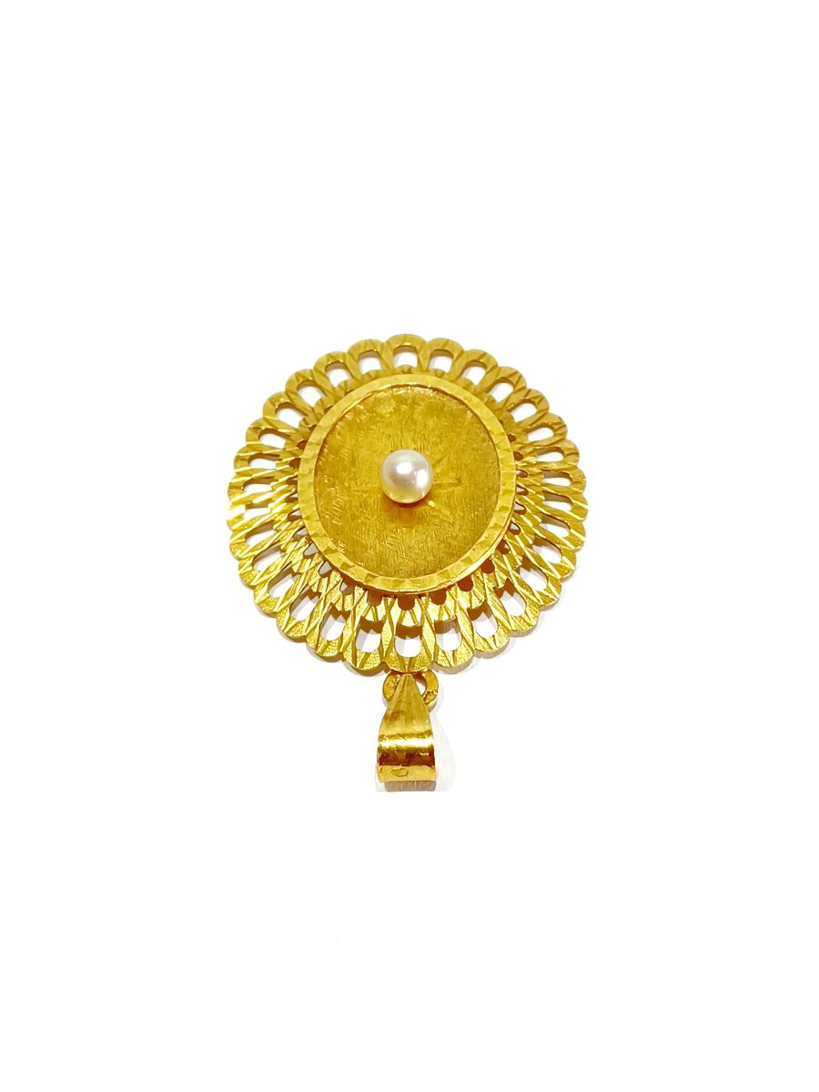 Gold And Pearl Pendant-photo-4