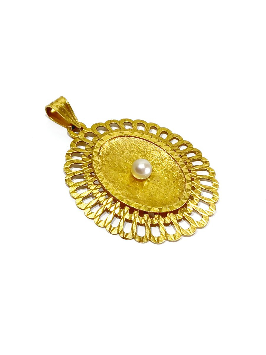 Gold And Pearl Pendant-photo-2