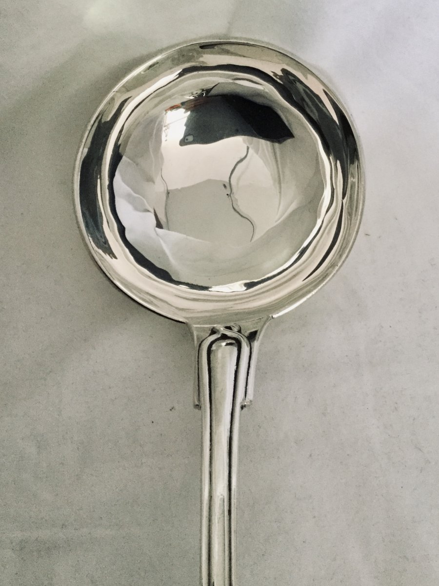 Ludovic Levée - Silver Ladle With Gordian Knots-photo-2