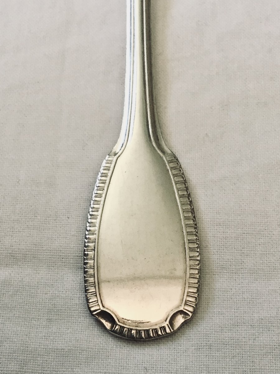 12 Christofle Godrons Teaspoon-photo-5