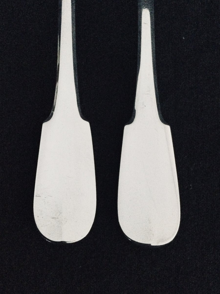 12 Christofle Fish Cutlery Cluny Model-photo-6