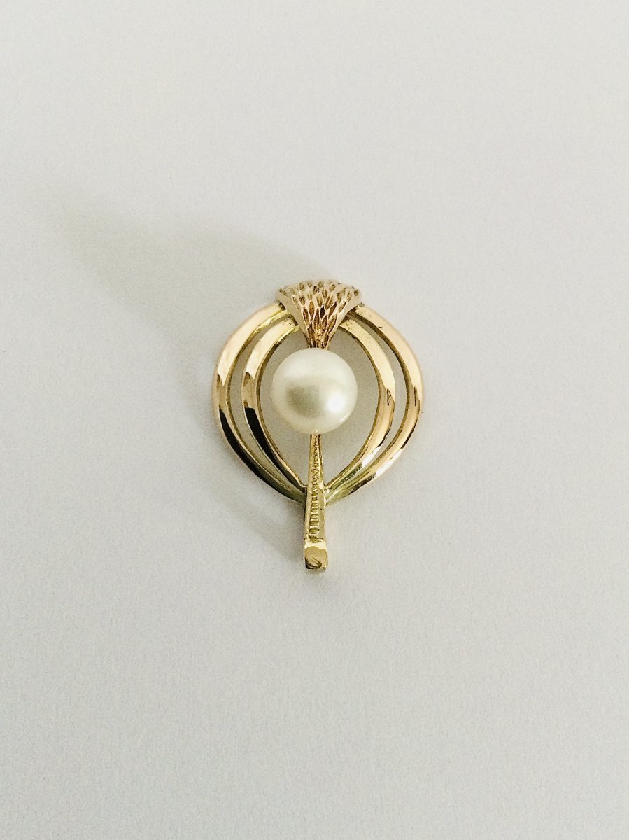 Gold And Pearl Pendant-photo-4