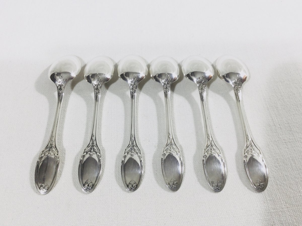 Christofle - 6 Mocha Spoons-photo-3