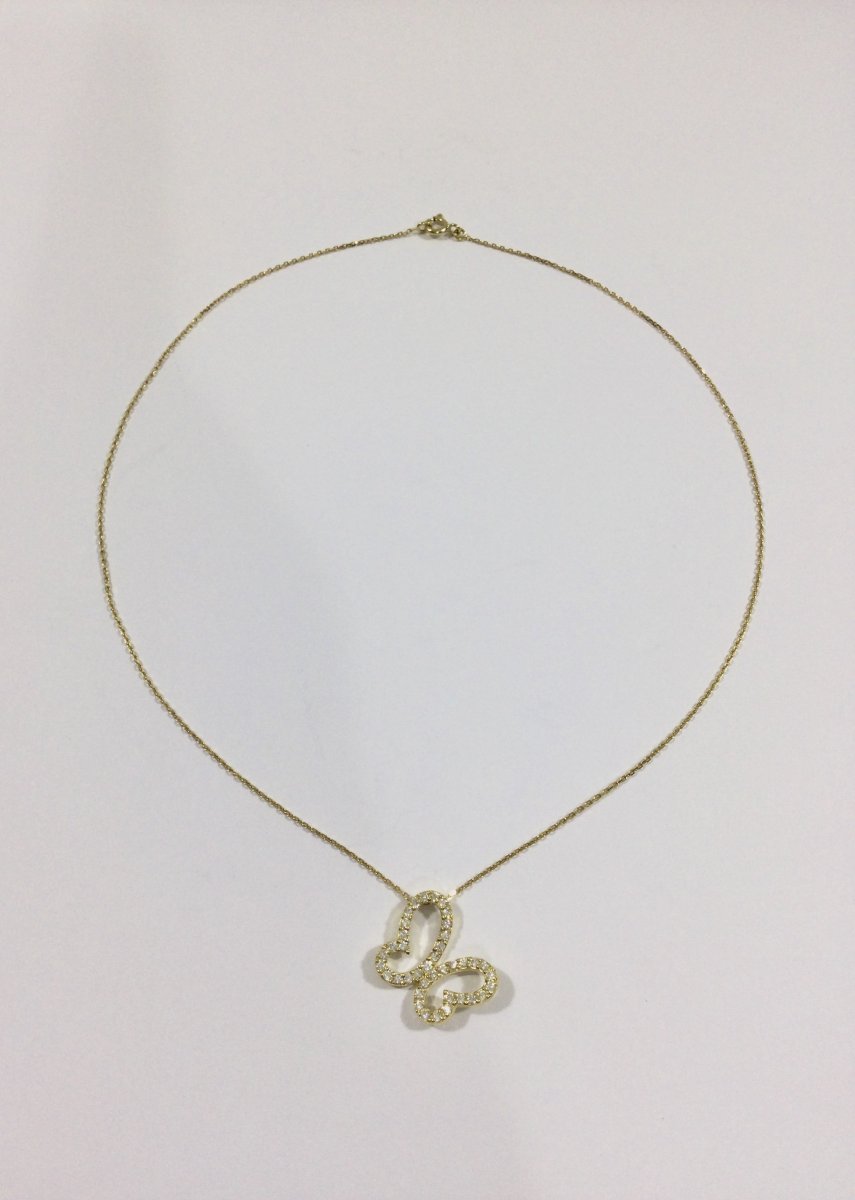 Gold Butterfly Necklace