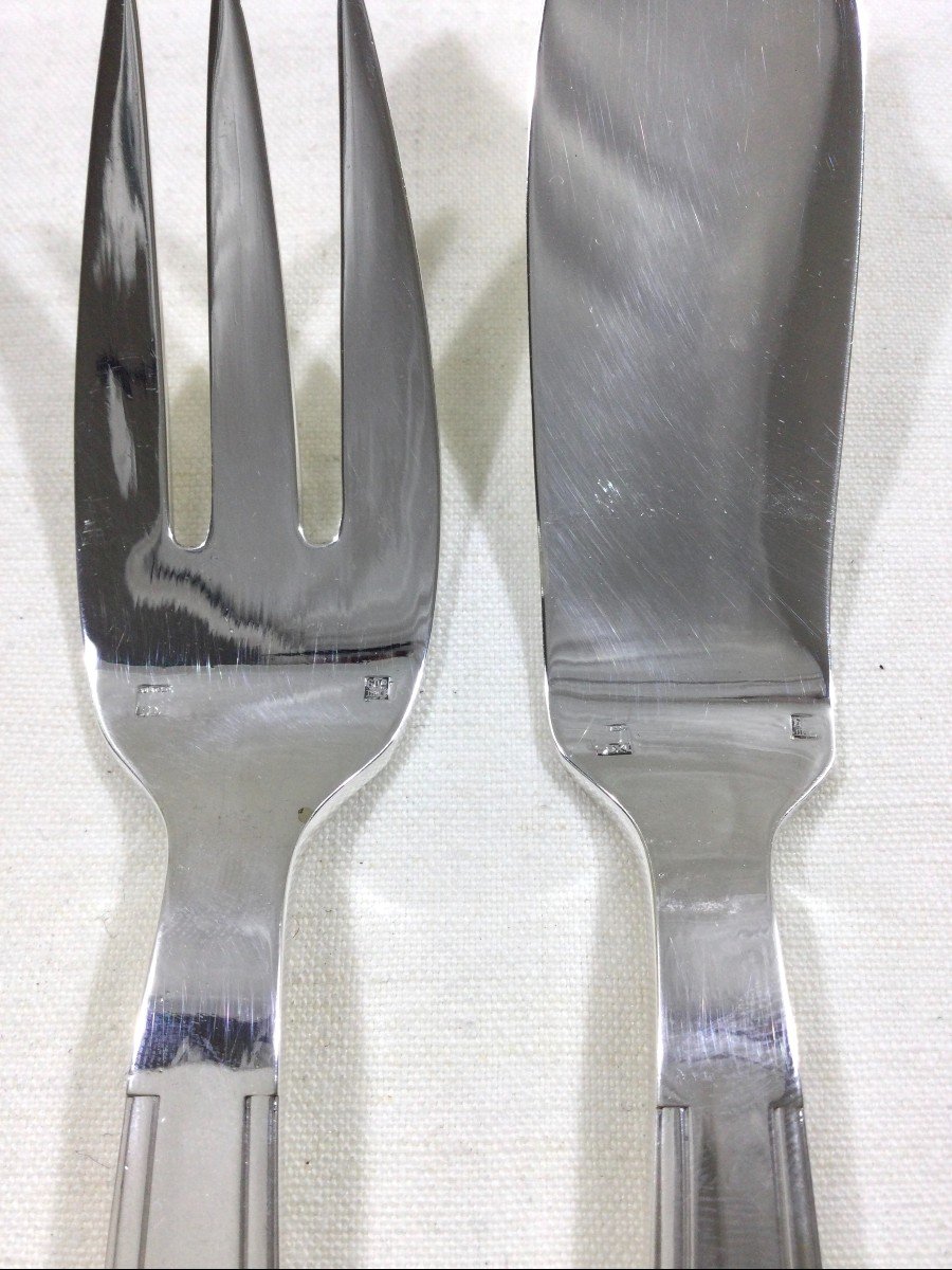 12 Art Deco Fish Cutlery-photo-4