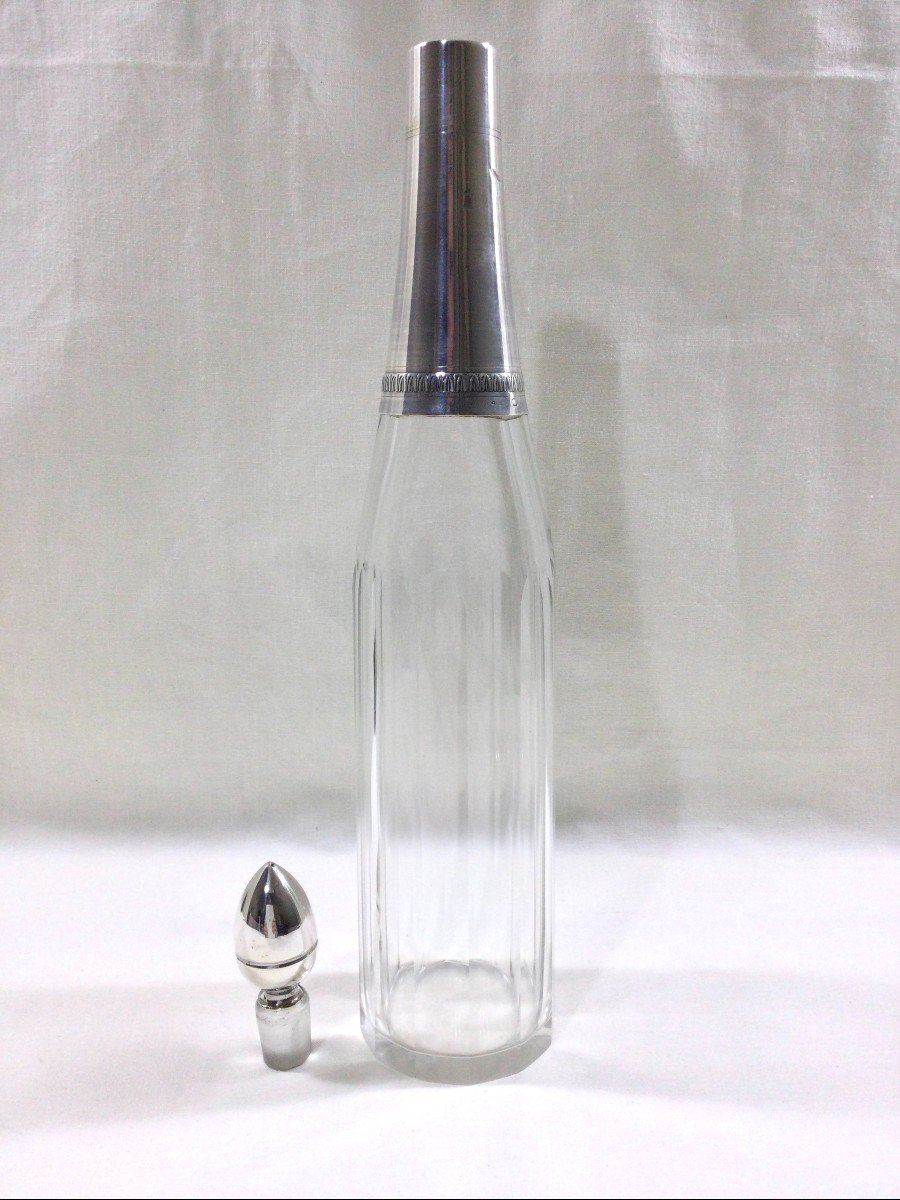 Crystal And Silver Decanter-photo-3