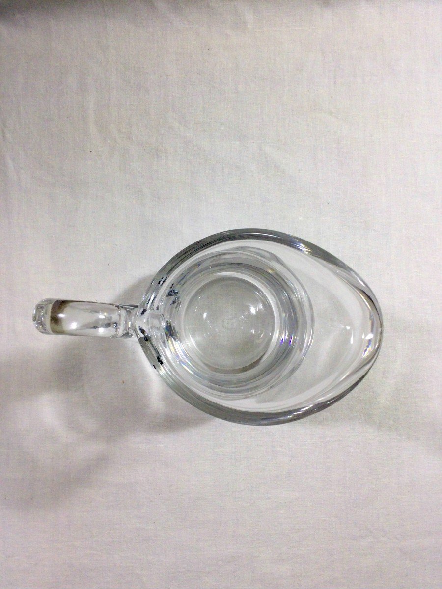 Saint Louis Crystal Pitcher - Medoc Model-photo-1