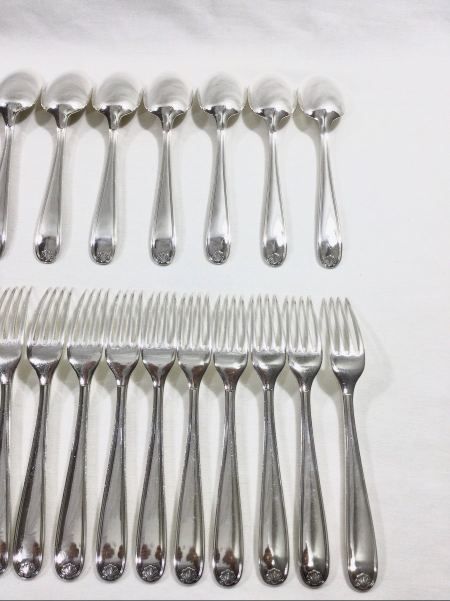 Christofle - 50 Piece Cutlery Set Berain Model-photo-4