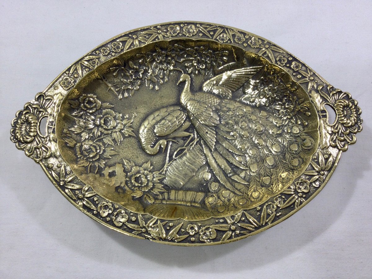 Art Nouveau Bronze Dish-photo-4