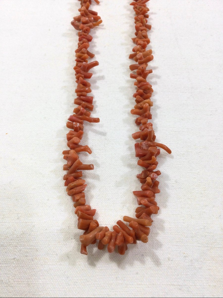 Red Coral Long Necklace-photo-3