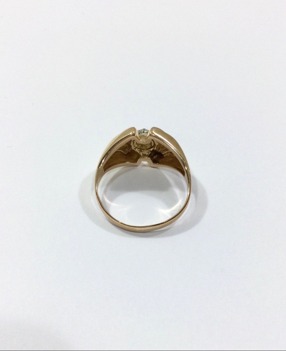 Rose Gold And Diamond Ring-photo-4