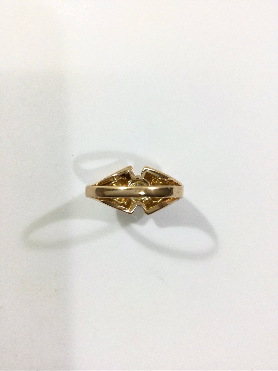 Rose Gold And Diamond Ring-photo-2