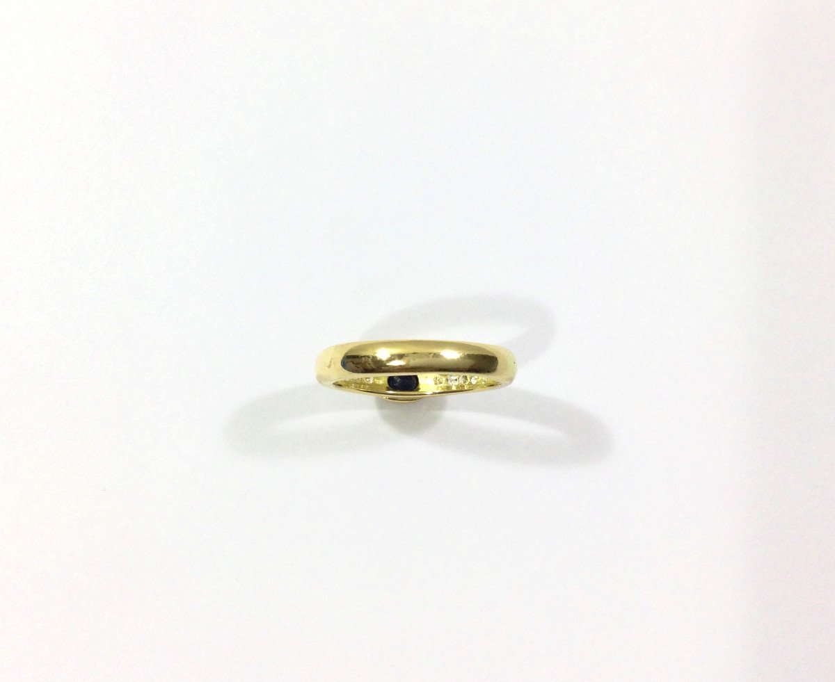 Proantic: Diamond And Sapphire Gold Ring
