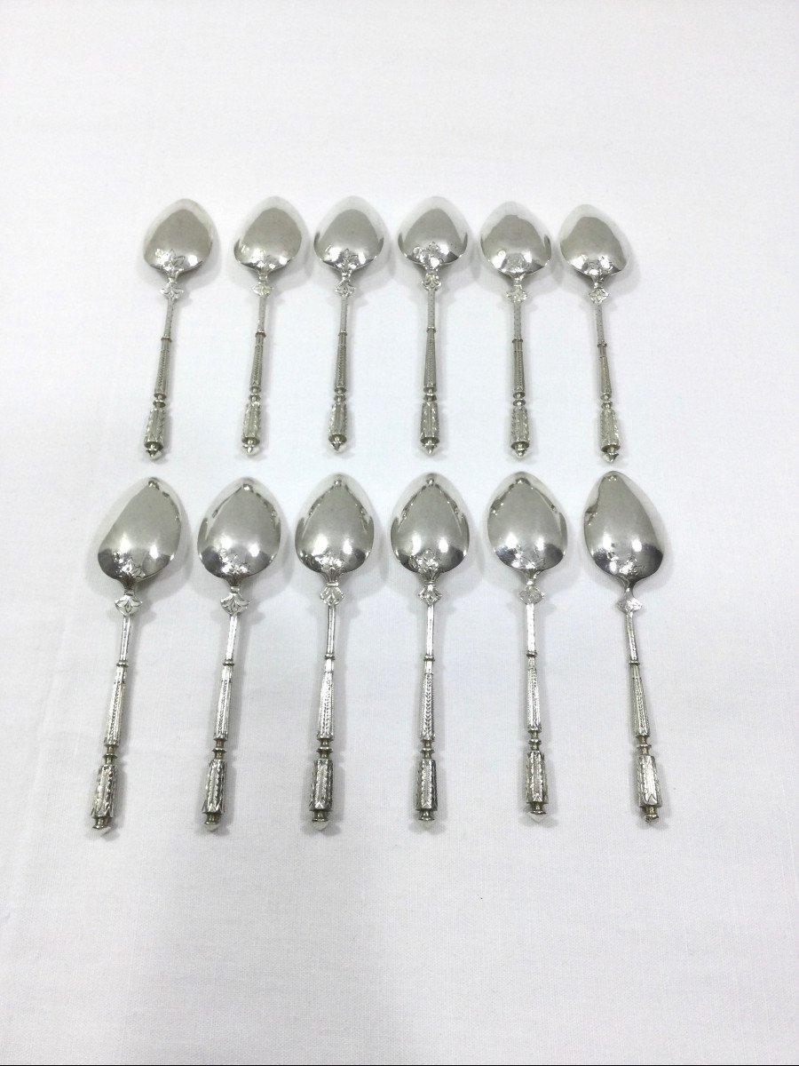 Ernest Compère - Russian-style Coffee Spoons-photo-3