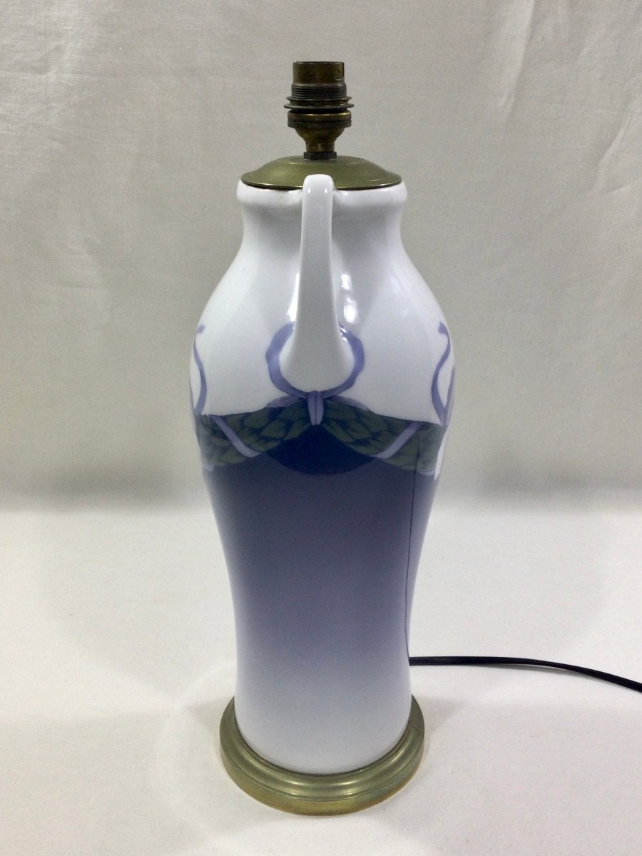 Royal Copenhagen - Porcelain Lamp Base-photo-2