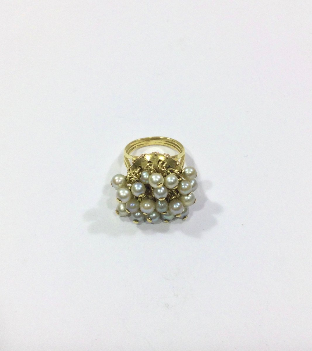 Bague Or Et Perles -photo-2