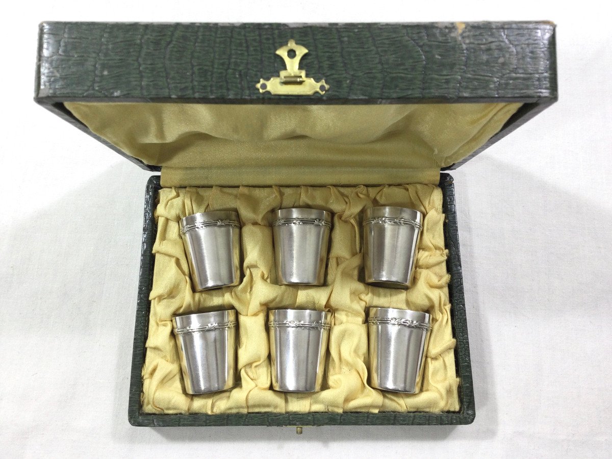 Silver Metal Liquor Tumblers-photo-3