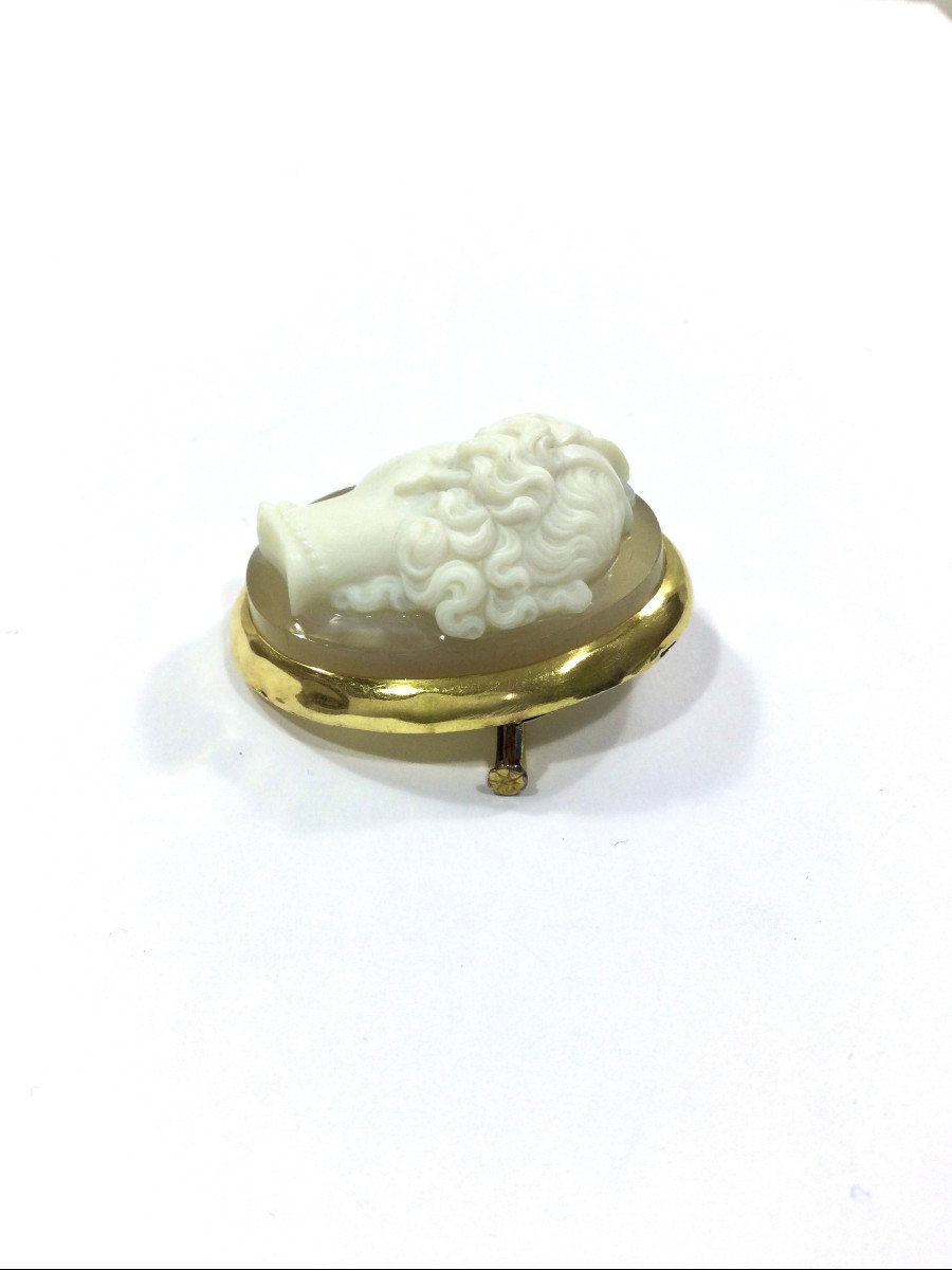 Agate Cameo Brooch-photo-3