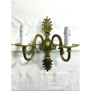 Applique Bronze 2 Lumières 