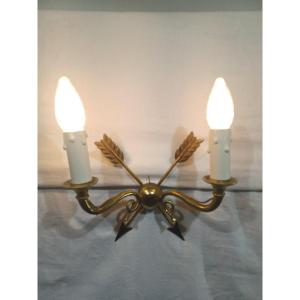 Empire Style Arrow Wall Lamp