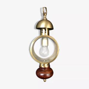 Wood And Brass Lantern