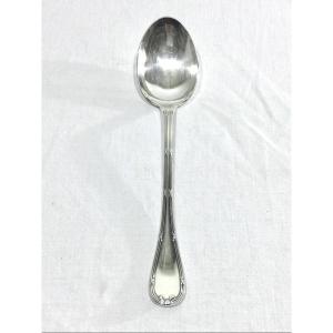  Christofle – Crossed Ribbons Stewing Spoon 