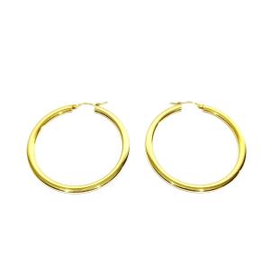 Pair Of Gold Earrings 