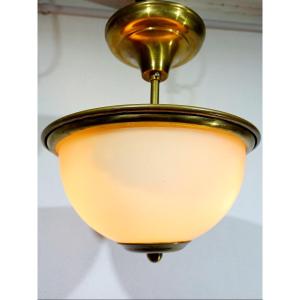 2-light Brass Ceiling Light	