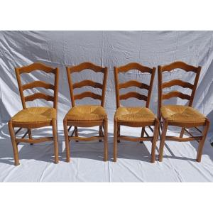 Set Of Straw Chairs