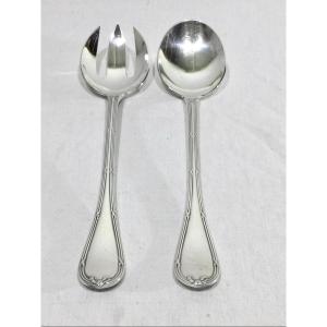 Christofle – Crossed Ribbon Salad Cutlery