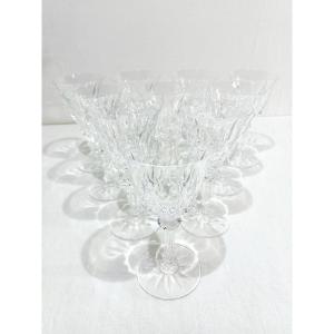 Saint Louis – 10 Verres à Eau En Cristal Modèle Provence