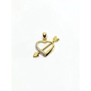 Gold Heart Pendant 