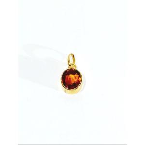 Gold And Citrine Pendant