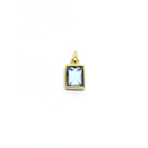 Gold And Spinel Pendant