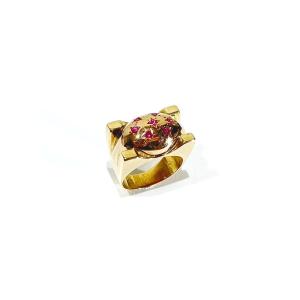 Bague En Or Rose Constellation 