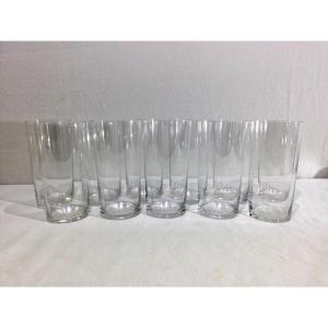 Baccarat - 11 Orangeade Glasses 	