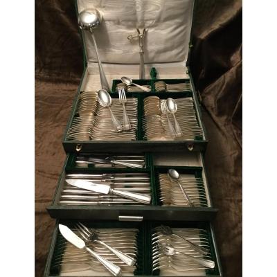 Cutlery Set Service 151 Pieces Silverplate Boulenger