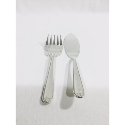 Christofle - Berain Model Fish Service Cutlery