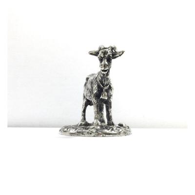 Mascotte Chèvre Bronze Argenté 