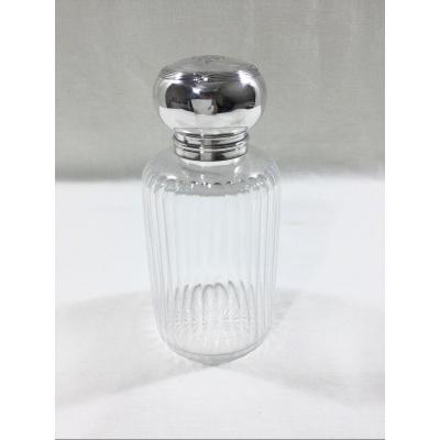 Saglier Frères - Crystal And Silver Toilet Bottle