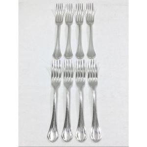 Christofle - 8 Dessert Forks Printania