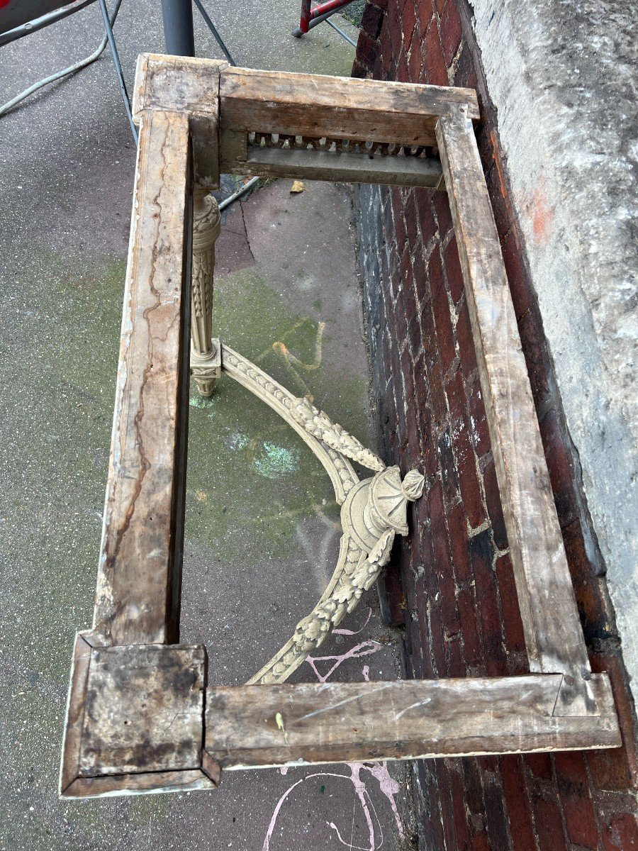 Très Belle Et Ancienne Console d'Applique Louis XVI, époque Fin XVIIIe Siècle-photo-8