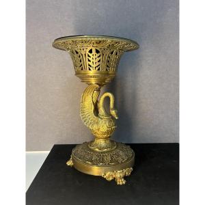 Grande Coupe En Bronze Doré Et Massif Dlg De Pierre Philippe Thomire, 32 Cm, XIXe Siècle