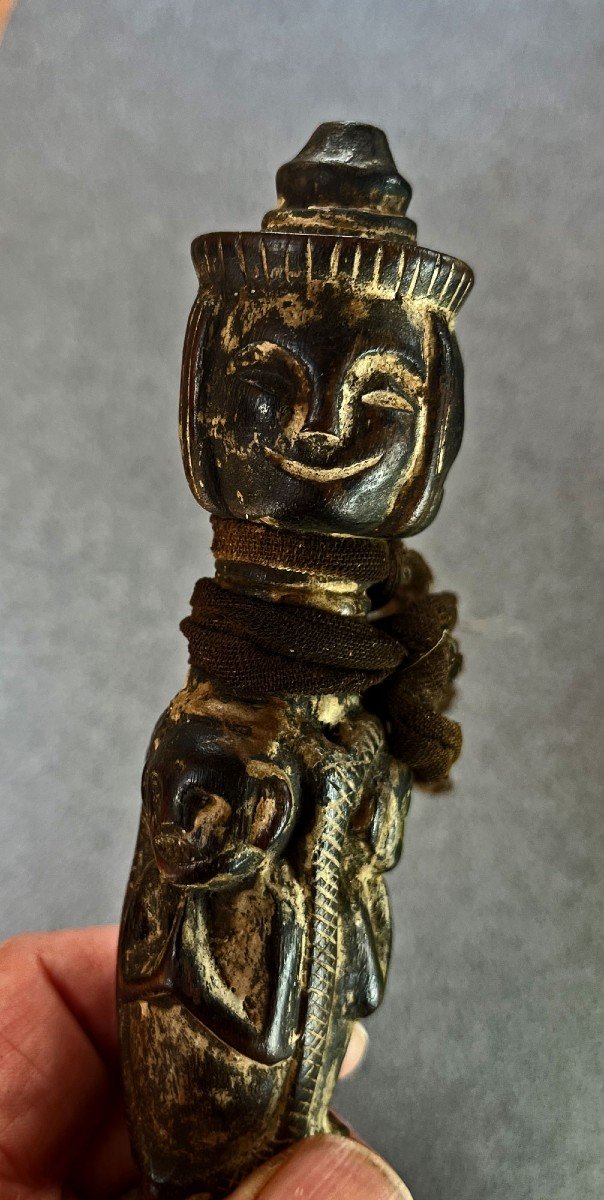 Important Antique Buddhist Ritual Dagger Phurba Nepal-photo-6