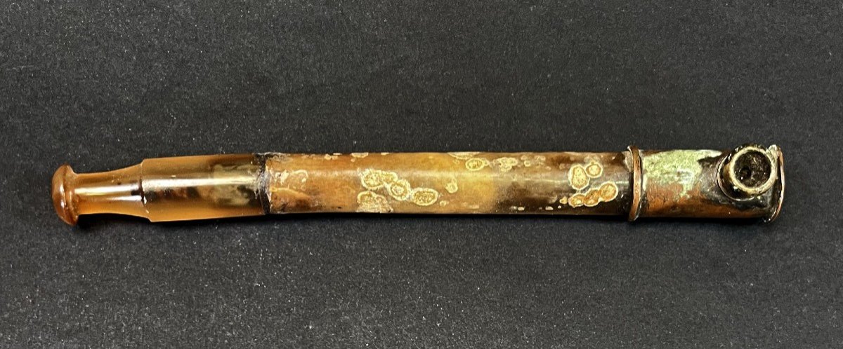 Unusual Antique Chinese Opium Pipe-photo-3