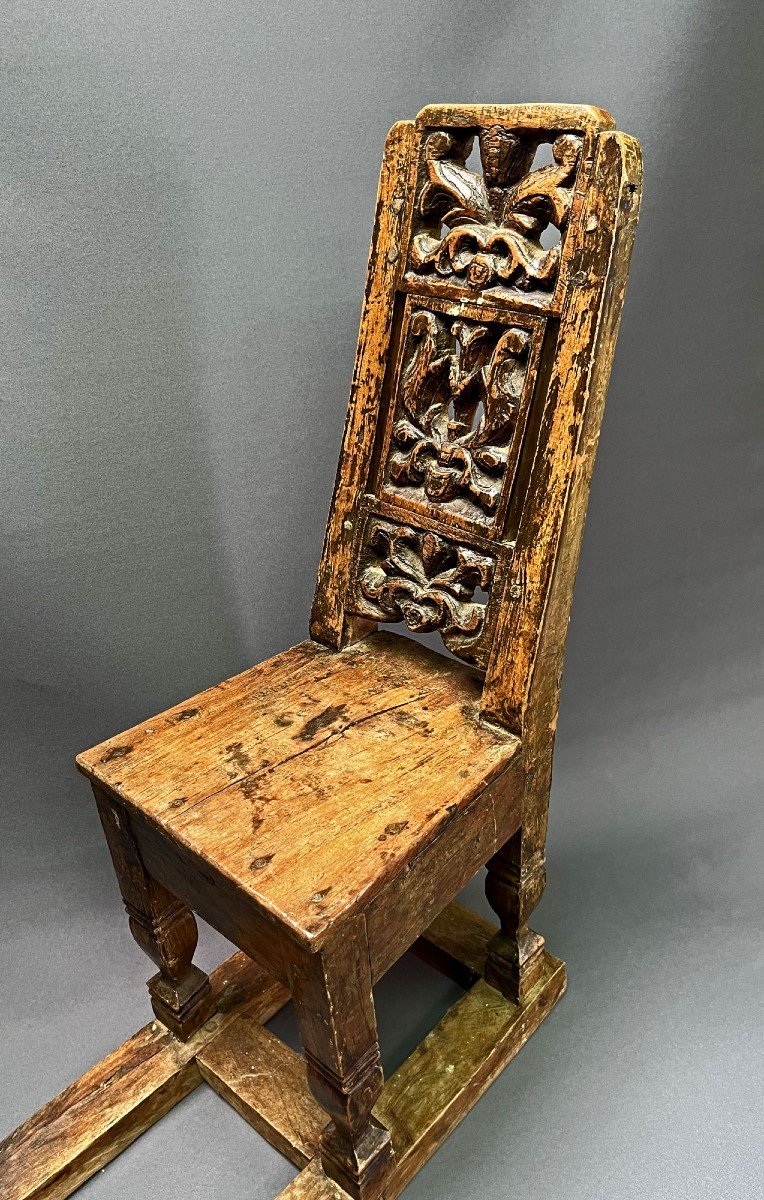 Chaise d'Enfant Antique Utilisée Dans La Fabrication De Cigares Cubains. XIX éme. Rare.-photo-2
