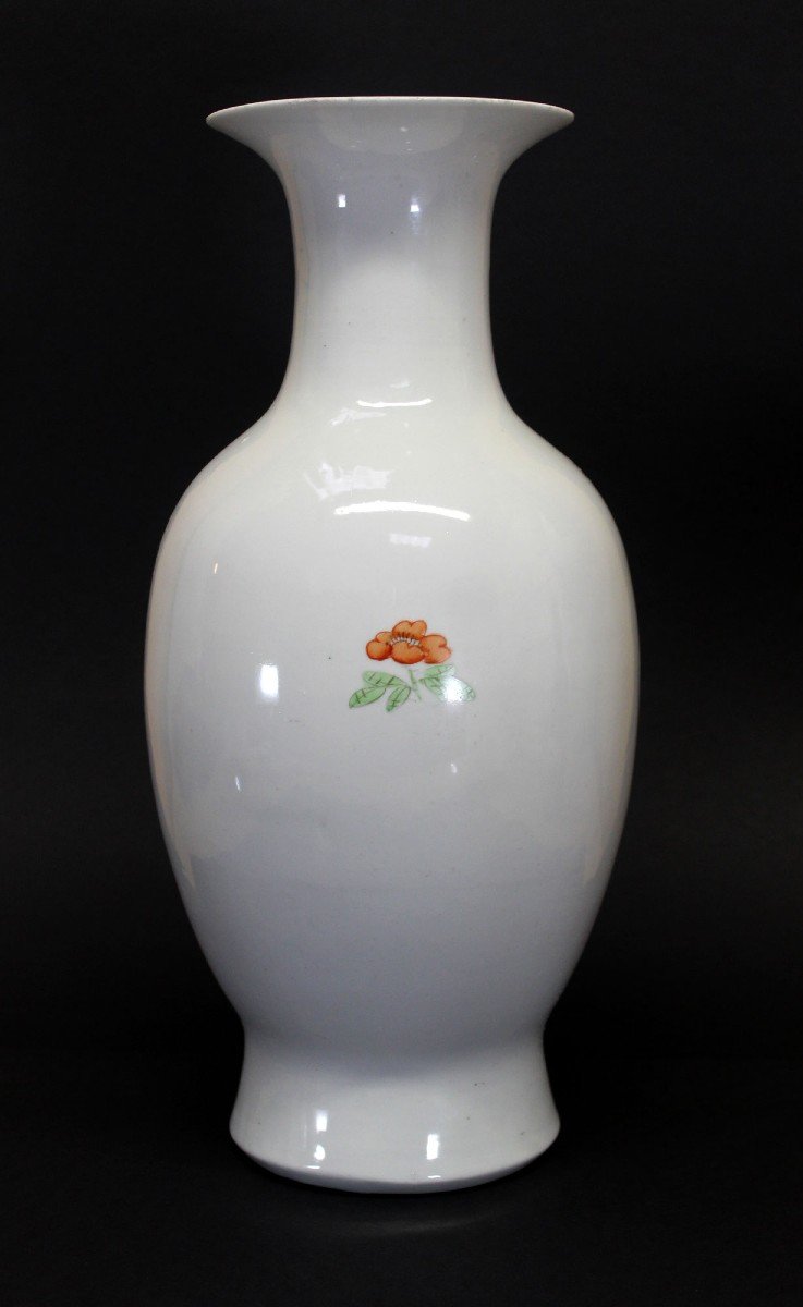 Large Antique Chinese Porcelain Vase China Decorative Interior Design-photo-1