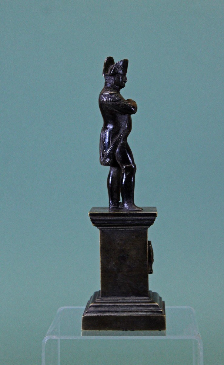 l'Empereur Napoléon Ier Statuette En Bronze XIXè Siècle-photo-4